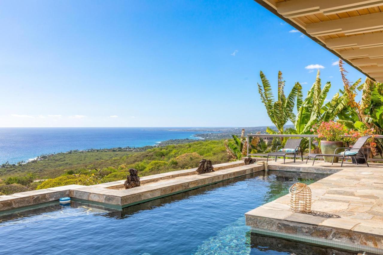 Waterfall House - Hawaii Кайлуа Кона Екстериор снимка