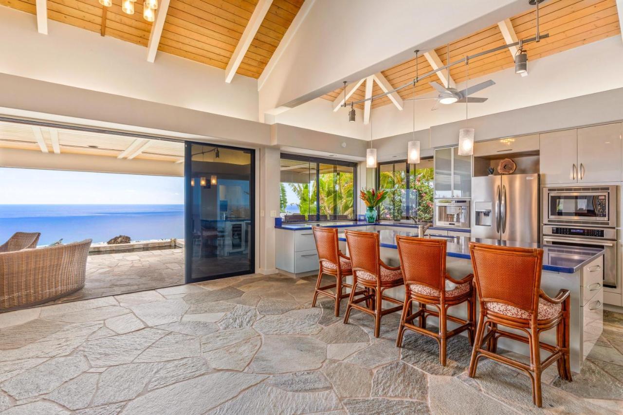 Waterfall House - Hawaii Кайлуа Кона Екстериор снимка
