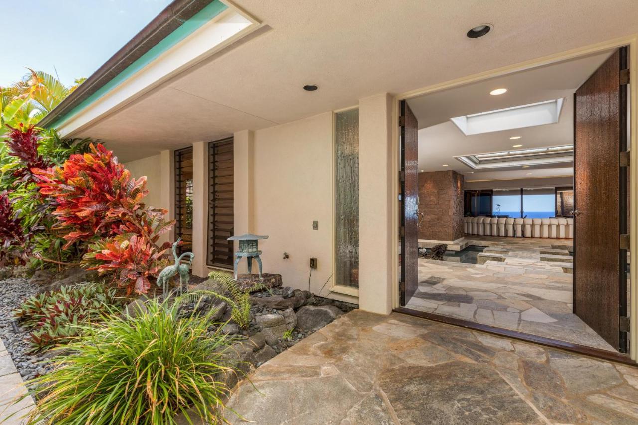Waterfall House - Hawaii Кайлуа Кона Екстериор снимка
